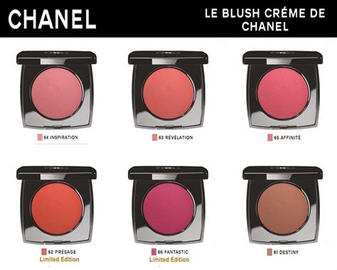 Chanel blush colors